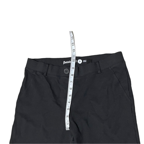 Betabrand Black Yoga Pants Black Leggings Flare Size M - Picture 9 of 13